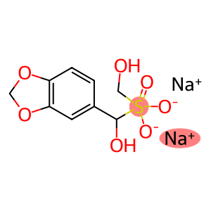 sodium (1,3-benzodioxol-5-yl)dihydroxymethyl monosulphite