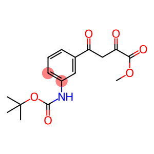 methyl 4-(3-{[(tert-butoxy)carbonyl]amino}phenyl)-2,4-dioxobutanoate