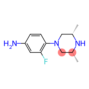 4-(cis-3,5-Dimethylpiperazin-1-yl)-3-fluoroaniline