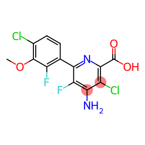 2-Pyridinecarboxylic acid, 4-amino-3-chloro-6-(4-chloro-2-fluoro-3-methoxyphenyl)-5-fluoro-