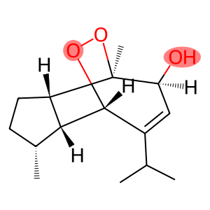 (1R)-1,2,3,3aβ,4,5,8,8aβ-Octahydro-1α,4α-dimethyl-7-(1-methylethyl)-4β,8β-epidioxyazulen-5β-ol