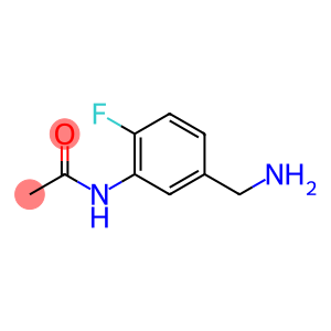 N-[5-(aminomethyl)-2-fluorophenyl]acetamide