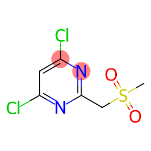 4,6-DICHLORO-2-(METHYLSULFONYLMETHYL)PYRIMIDINE