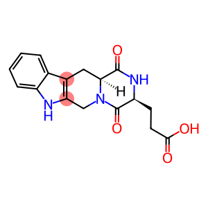 PYRAZINO[1',2':1,6]PYRIDO[3,4-B]INDOLE-3-PROPANOIC ACID, 1,2,3,4,6,7,12,12A-OCTAHYDRO-1,4-DIOXO-, (3S,12AS)-