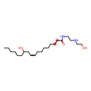 (Z)-12-hydroxy-N-[2-(2-hydroxyethylamino)ethyl]octadec-9-enamide