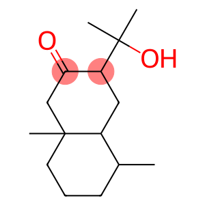 2(1H)-Naphthalenone,  octahydro-3-(1-hydroxy-1-methylethyl)-5,8a-dimethyl-