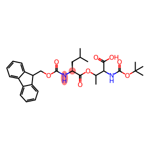 O-(((((9H-荧光素-9-基)甲氧基)羰)-L-亮氨酰)-N-(叔丁氧羰基)-L-苏氨酸