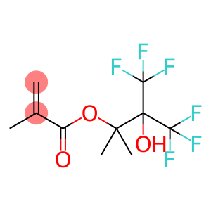 2-Propenoic acid, 2-methyl-, 3,3,3-trifluoro-2-hydroxy-1,1-dimethyl-2-(trifluoromethyl)propyl ester