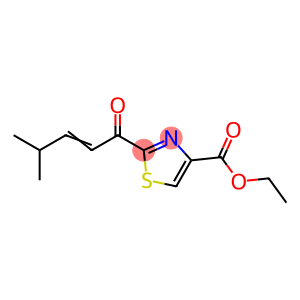 2-(4-甲基戊-2-烯酰基)噻唑-4-羧酸乙酯