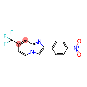 Imidazo[1,2-a]pyridine, 2-(4-nitrophenyl)-7-(trifluoromethyl)-