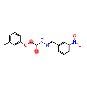 2-(3-methylphenoxy)-N-[(Z)-(3-nitrophenyl)methylideneamino]acetamide