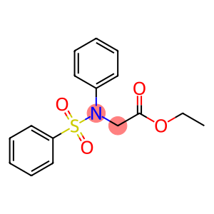 ETHYL 2-[(PHENYLSULFONYL)ANILINO]ACETATE