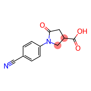1-(4-氰基苯基)-5-氧代吡咯烷-3-羧酸