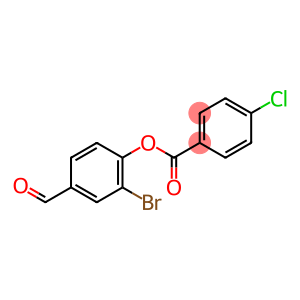 2-bromo-4-formylphenyl 4-chlorobenzoate