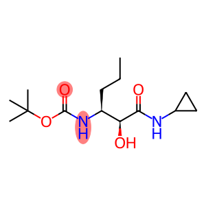 N-[(1S)-1-[(1S)-2-(Cyclopropylamino)-1-hydroxy-2-oxoethyl]butyl]carbamic acid tert-butyl ester