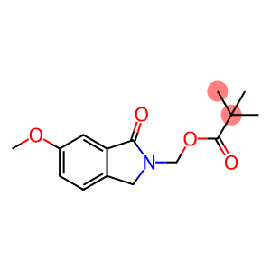 2,2-DIMETHYL-PROPIONIC ACID 6-METHOXY-1-OXO-1,3-DIHYDRO-ISOINDOL-2-YLMETHYL ESTER