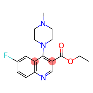 ethyl 6-fluoro-4-(4-methyl-1-piperazinyl)-3-quinolinecarboxylate