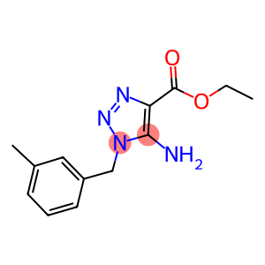 ethyl 5-amino-1-(3-methylbenzyl)-1H-1,2,3-triazole-4-carboxylate