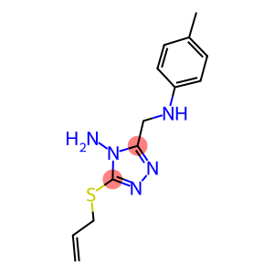 N-{[5-(allylsulfanyl)-4-amino-4H-1,2,4-triazol-3-yl]methyl}-N-(4-methylphenyl)amine
