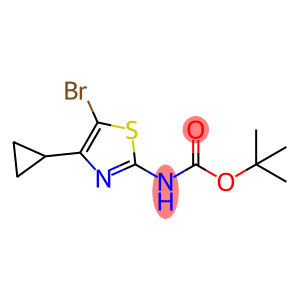 Carbamic  acid,  N-(5-bromo-4-cyclopropyl-2-thiazolyl)-,  1,1-dimethylethyl  ester