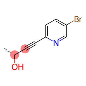 3-Butyn-2-ol, 4-(5-bromo-2-pyridinyl)-, (2R)-