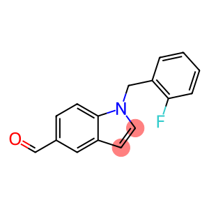 1H-Indole-5-carboxaldehyde, 1-[(2-fluorophenyl)methyl]-