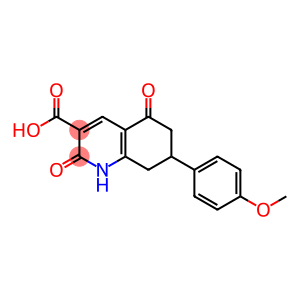 7-(4-Methoxyphenyl)-2,5-dioxo-1,2,5,6,7,8-hexahydroquinoline-3-carboxylic acid