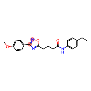 N-(4-ethylphenyl)-4-[3-(4-methoxyphenyl)-1,2,4-oxadiazol-5-yl]butanamide