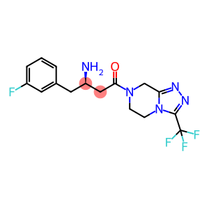 1-Butanone, 3-amino-1-[5,6-dihydro-3-(trifluoromethyl)-1,2,4-triazolo[4,3-a]pyrazin-7(8H)-yl]-4-(3-fluorophenyl)-, (3R)-