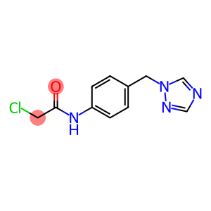 2-氯-N-[4-(1H-1,2,4-三唑-1-基甲基)苯基]乙酰胺