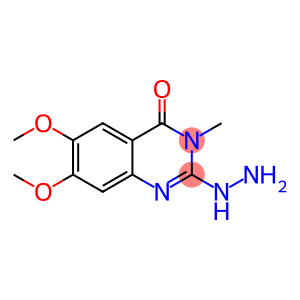 2-Hydrazino-6,7-dimethoxy-3-methylquinazolin-4(3H)-one