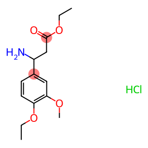 3-氨基-3-(4-乙氧基-3-甲氧苯基)丙酸盐酸盐乙基