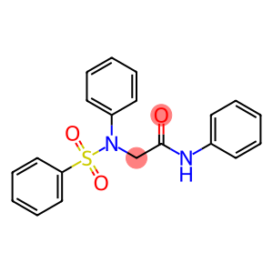 N-PHENYL-2-[(PHENYLSULFONYL)ANILINO]ACETAMIDE