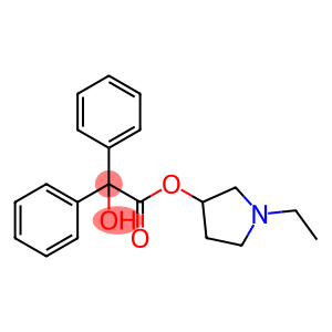 1-Ethyl-3-[(2-hydroxy-2,2-diphenylacetyl)oxy]pyrrolidiniuM