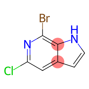 1H-Pyrrolo[2,3-c]pyridine, 7-bromo-5-chloro-