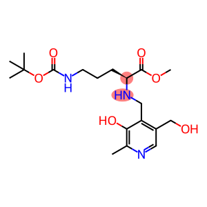 L-Ornithine, N5-[(1,1-dimethylethoxy)carbonyl]-N2-[[3-hydroxy-5-(hydroxymethyl)-2-methyl-4-pyridinyl]methyl]-, methyl ester