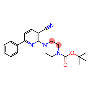 tert-Butyl 4-(3-cyano-6-phenyl-2-pyridinyl)-tetrahydro-1(2H)-pyrazinecarboxylate