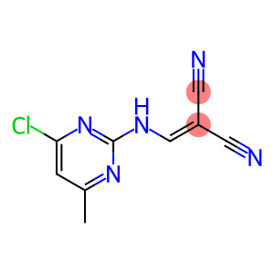 (((6-CHLORO-4-METHYLPYRIMIDIN-2-YL)AMINO)METHYLENE)METHANE-1,1-DICARBONITRILE