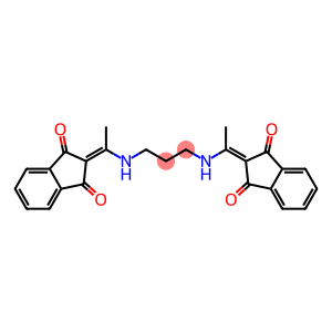 2-(((3-(((1,3-DIOXOINDAN-2-YLIDENE)ETHYL)AMINO)PROPYL)AMINO)ETHYLIDENE)INDANE-1,3-DIONE