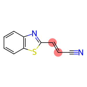 2-Propenenitrile,3-(2-benzothiazolyl)-(9CI)