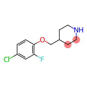 4-CHLORO-2-FLUOROPHENYL 4-PIPERIDINYLMETHYL ETHER