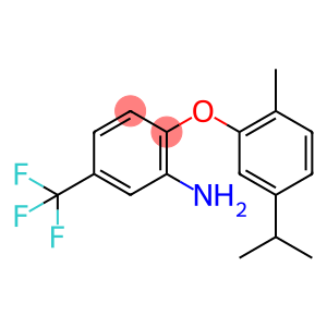 2-(2-methyl-5-propan-2-ylphenoxy)-5-(trifluoromethyl)aniline