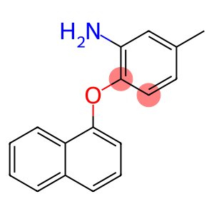 Benzenamine, 5-methyl-2-(1-naphthalenyloxy)-