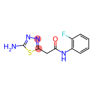 5-氨基-N-(2-氟苯基)-1,3,4-噻二唑-2-乙酰胺
