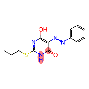 6-羟基-5-(2-苯基二)-2-(丙硫基)-4(3H)-嘧啶酮