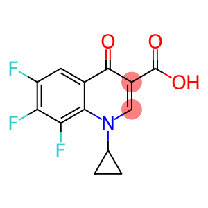 1-Cyclopropyl-6,7,8-triflour-4-oxo-1,4-dihydro-quinolin-3-carbonsure