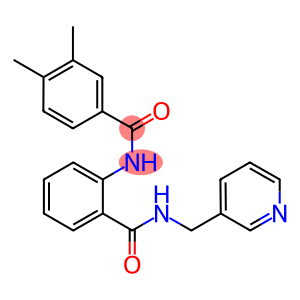 3,4-dimethyl-N-(2-{[(3-pyridinylmethyl)amino]carbonyl}phenyl)benzamide