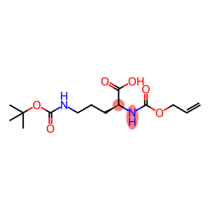 (2R)-5-{[(tert-butoxy)carbonyl]amino}-2-{[(prop-2-en-1-yloxy)carbonyl]amino}pentanoic acid