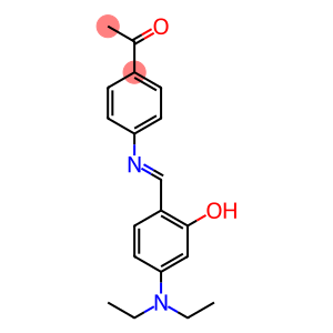 1-(4-{[4-(diethylamino)-2-hydroxybenzylidene]amino}phenyl)ethanone