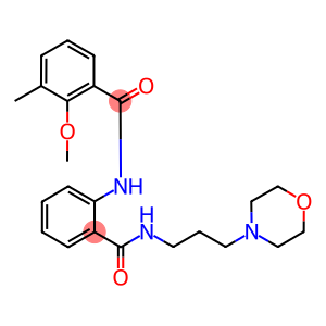 2-methoxy-3-methyl-N-[2-({[3-(4-morpholinyl)propyl]amino}carbonyl)phenyl]benzamide